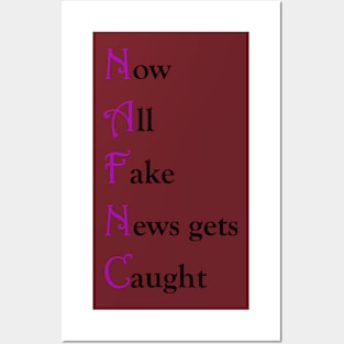 Fake News Get Caught Posters and Art